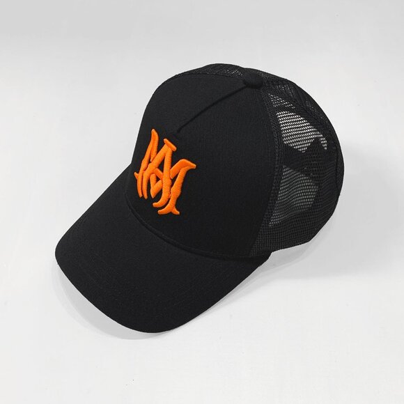 AMIRI Black and Orange Cap - Picture 2 of 6